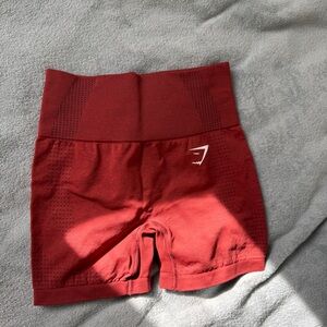 Women Gymshark red shorts